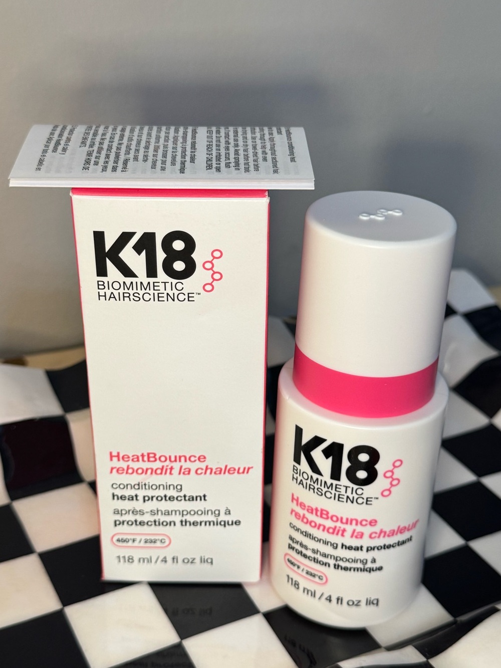 K18 HeatBounce Conditioning Heat Protectant Spray 1.6oz (MSRP $48.00)